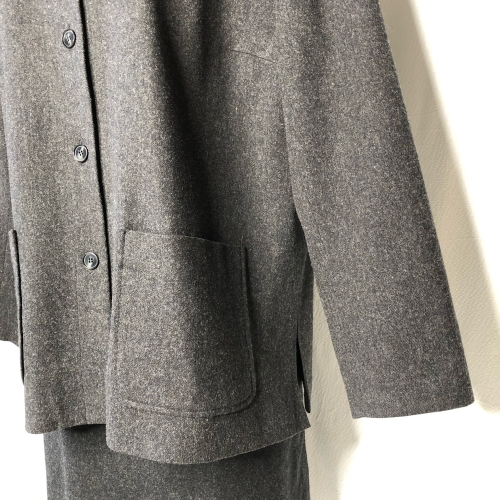 Pendleton Plus Size Virgin Wool Charcoal Gray Suit - image 3